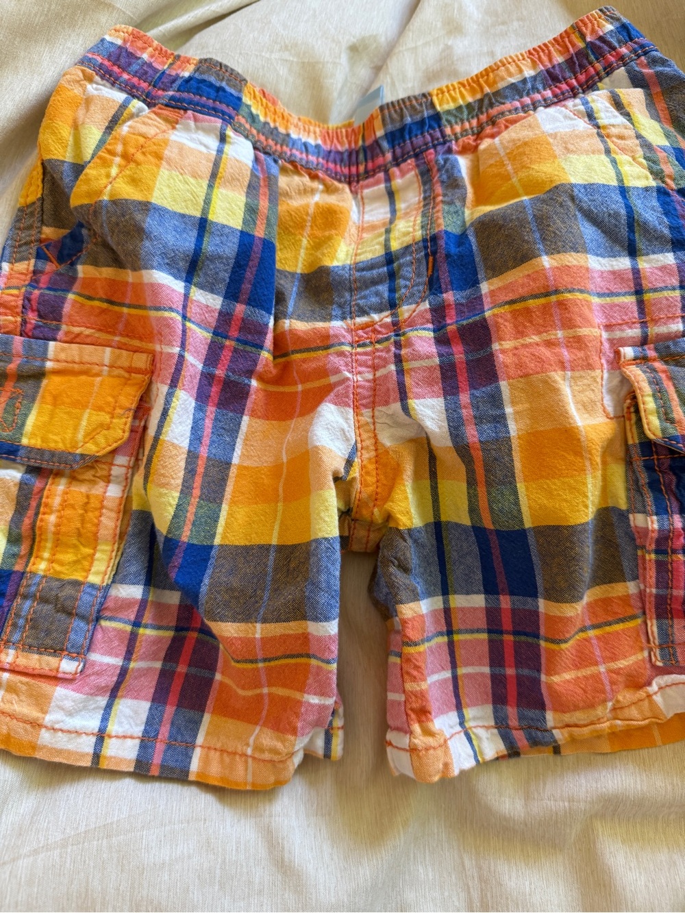 J Khaki plaid shorts